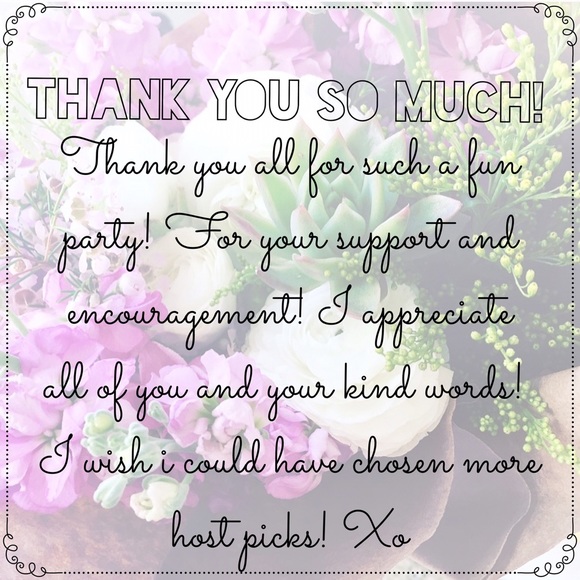 THANK YOU ALL SO MUCH!!!