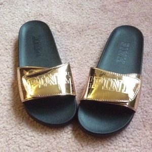 Rose Gold VS Pink Slides