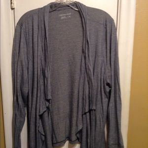 Blue striped cotton sweater