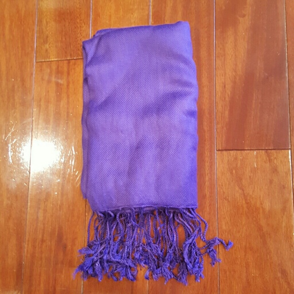 Royal Purple Wrap Scarf