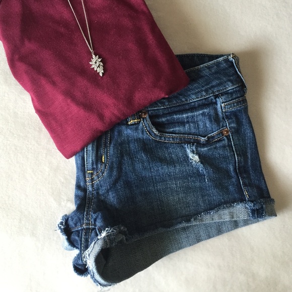 American Eagle Distressed Denim Shorts