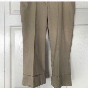 Lane Bryant Khaki Capris