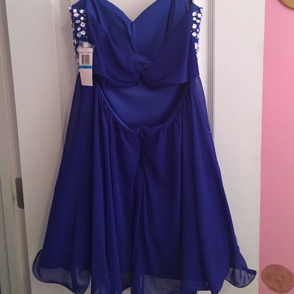 Macy's Dresses Royal Blue Dress With A Little Sparkle Poshmark