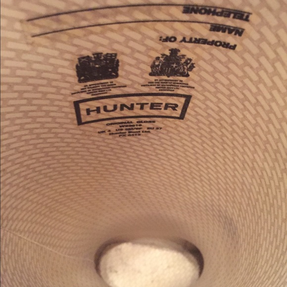 ❌SOLD❌ Hunter Boots Graphite Gloss - Picture 3 of 4