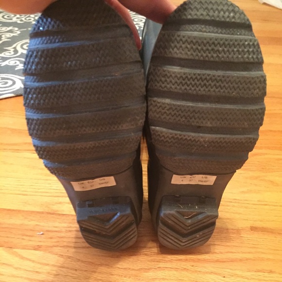 ❌SOLD❌ Hunter Boots Graphite Gloss - Picture 4 of 4