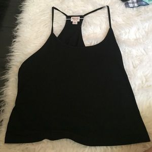 Black tank top