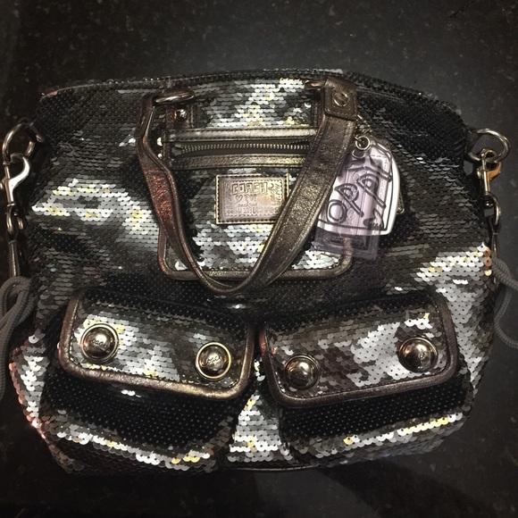 Coach Handbags - Sequin Coach Poppy Bag