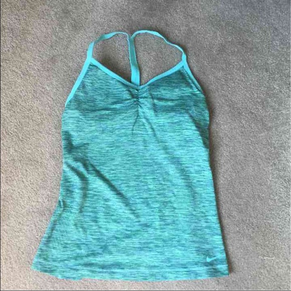 Turquoise Nike Racerback Top - Size XS