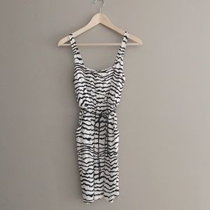 Black & White Graphic Dress