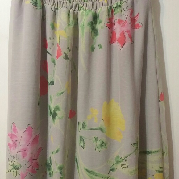 Strapless maxi dress