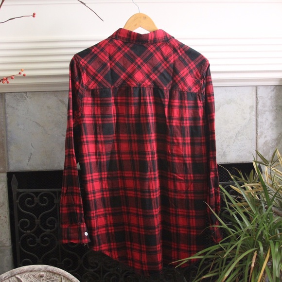 ๐ SOLD ON DP LA Hearts Red & Black Flannel (Pacs - Picture 2 of 4