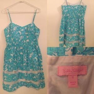 Ollie Shorely Dress in Blue She's a Fox