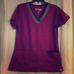 Greys anatomy scrub top
