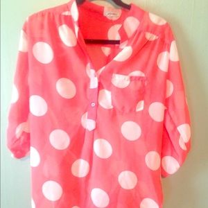 Adorable Polka Dot Blouse