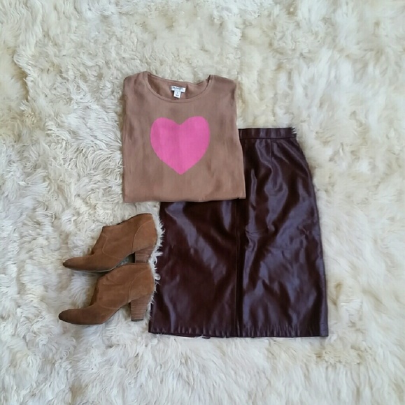 Lightweight heart sweater