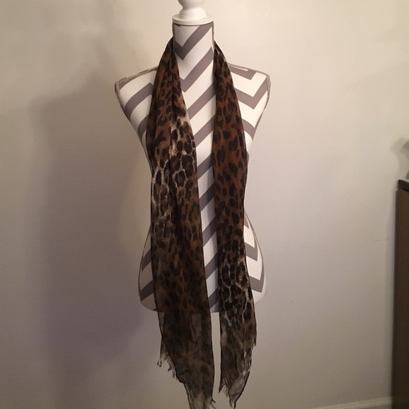 Animal print scarf