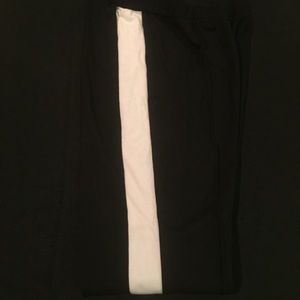 Black pants with stripe down the sides