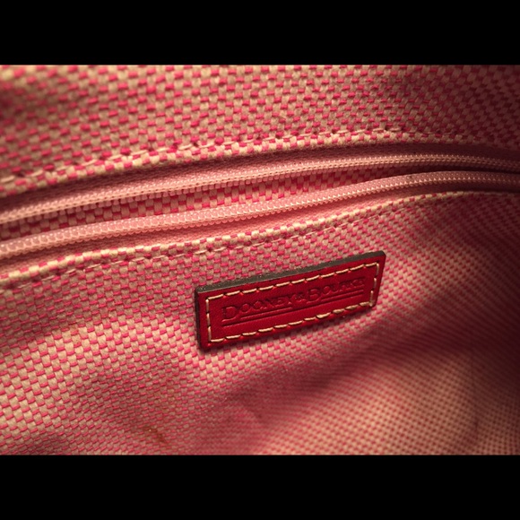 Dooney & Bourke Rare Zebra Print Hobo Purse Handbag Red  Dooney & Bourke Zebra Red Stitch hobo bag