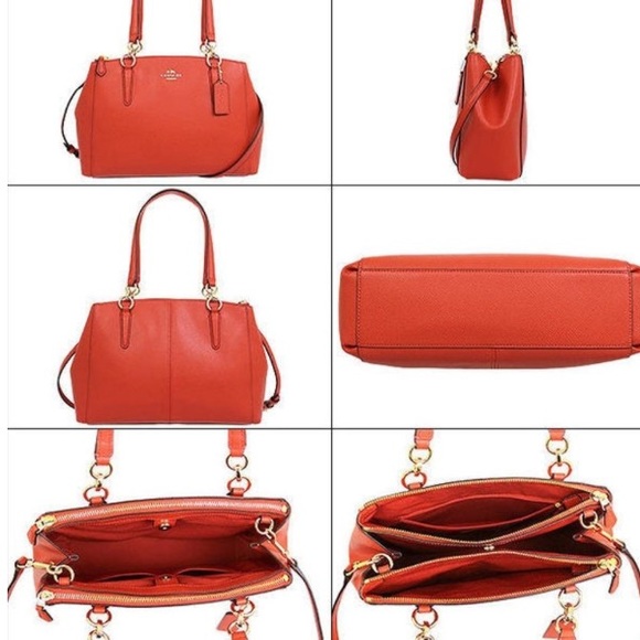 Coach Crossgrain Leather Christie Carryall - Picture 4 of 4