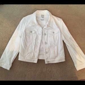 Guess White Denim Jacket