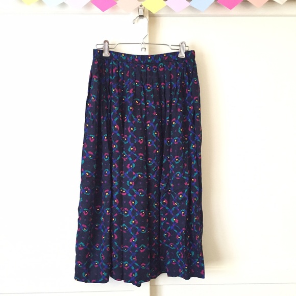Pendleton Dresses & Skirts - ⚡️Sale⚡️Blue Geometric Midi Skirt
