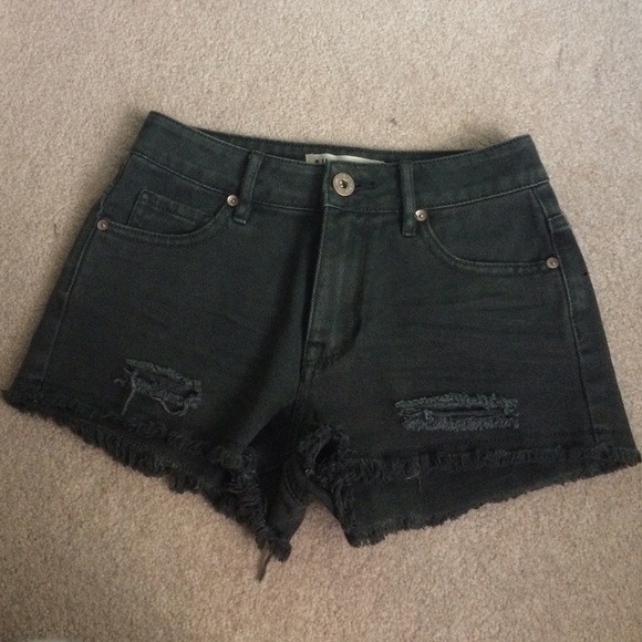 pacsun bullhead high rise shorts