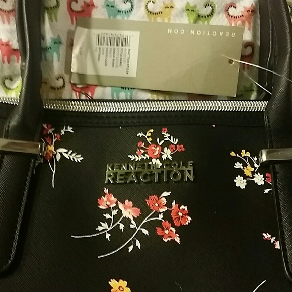 Kenneth Cole bag purse floral nwt handbag reaction