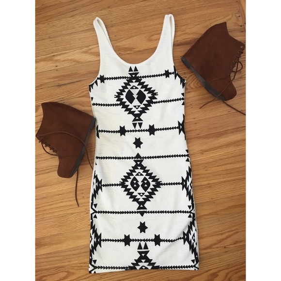 Tribal print dress