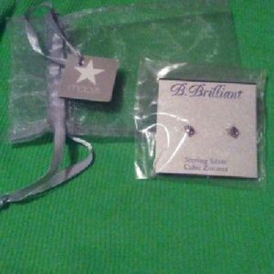 B Brilliant earrings