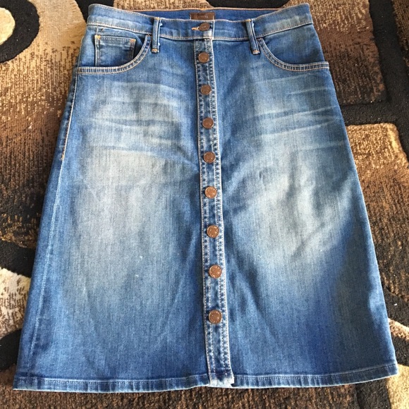 Mother Snap Front Skirt.