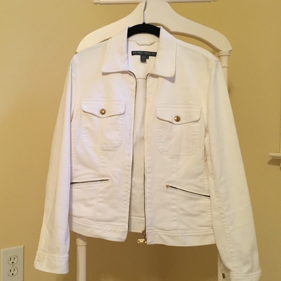 Ralph Lauren White/cream jean jacket