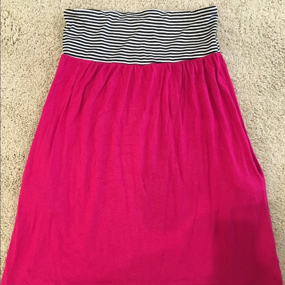 FIGHTING EEL TUBE TOP DRESS