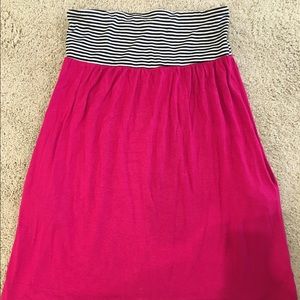 FIGHTING EEL TUBE TOP DRESS