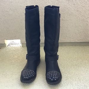 Studded boots. Size 10