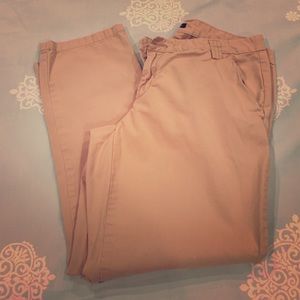 Gap khaki cropped pants