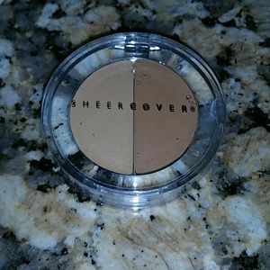 Sheercover duo concealer tan/dark