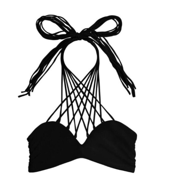 ✖️SOLD✖️Mikoh Cross Bikini Top - Picture 2 of 4