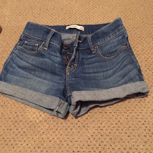 abercrombie jeans shorts for girls