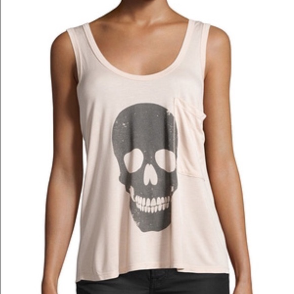 🌸☠🌸Haute Hippie Skull Tank🌸 ☠🌸