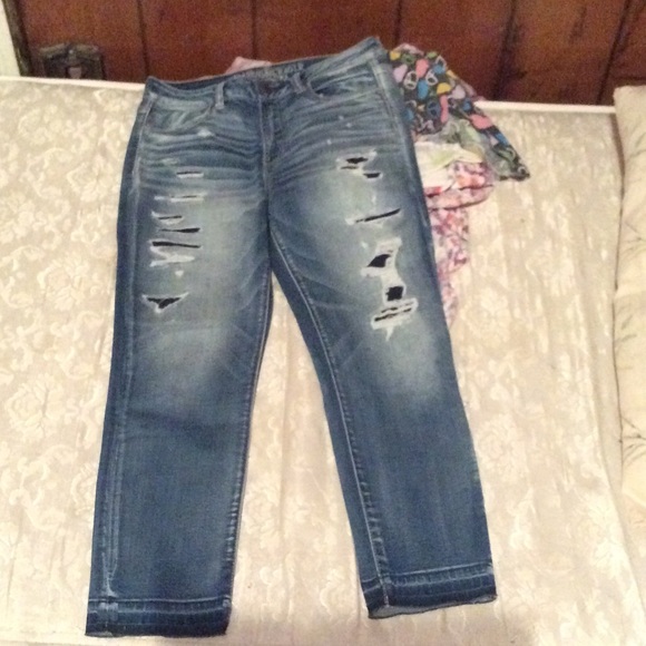American eagle hi-rise jegging crop jeans