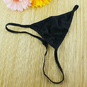 Black G String Thong Panties