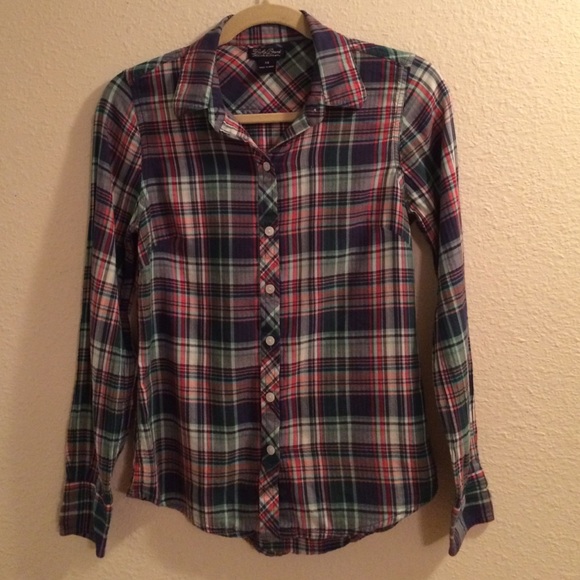 Lucky Brand Plaid Button Up