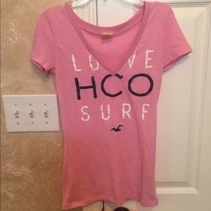 Pink Hollister shirt
