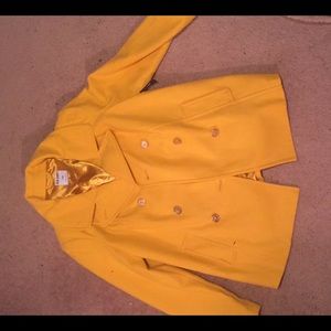 Brand new golden yellow jacket size large