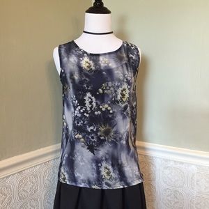 Topshop sheer-front sleeveless top - US 4