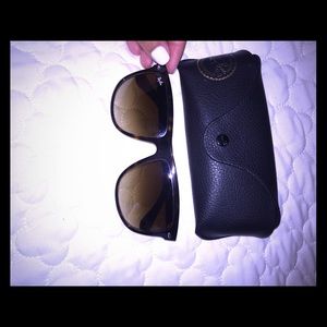 Ray ban boyfriend flat top frame sunglasses