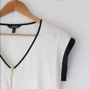 Express// Silk Cream Blouse