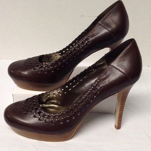 Jessica Simpson Aliza Platform Heels Brown Size 11