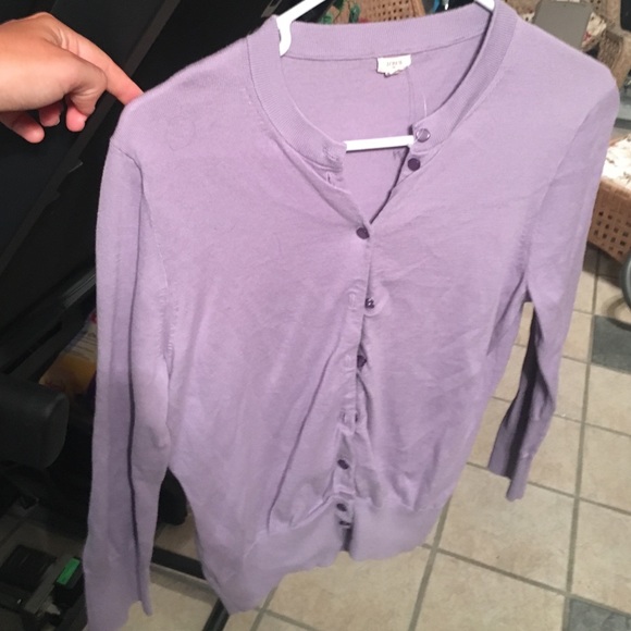 Lilac J. Crew Cardigan