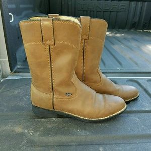 Justin Ropers Mens Cowboy Boots 8 D